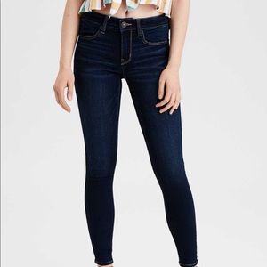 american eagle dark wash jeans